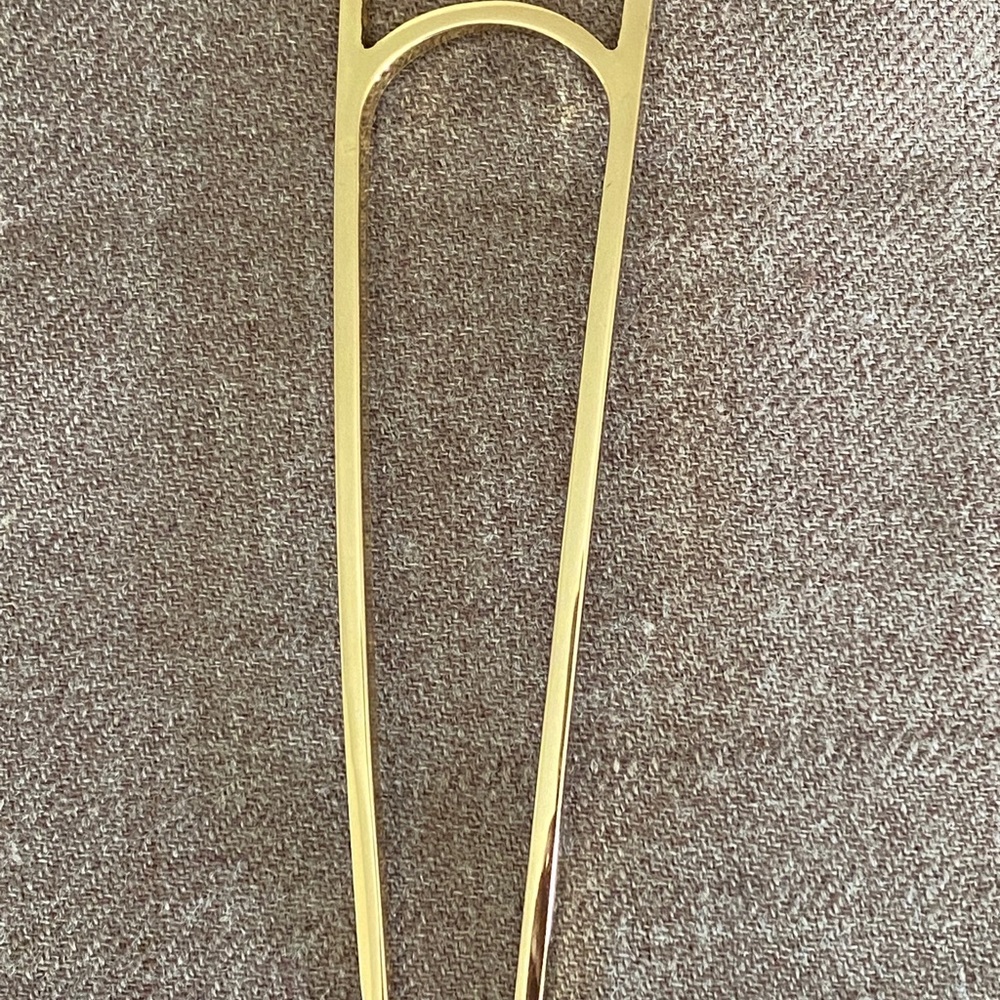 Oribe Geometric Gold Hair Stick - Picture 9 of 12